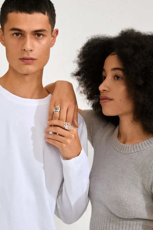 Pilgrim Diego Recycled Ring Silver Plated sold by Shine On