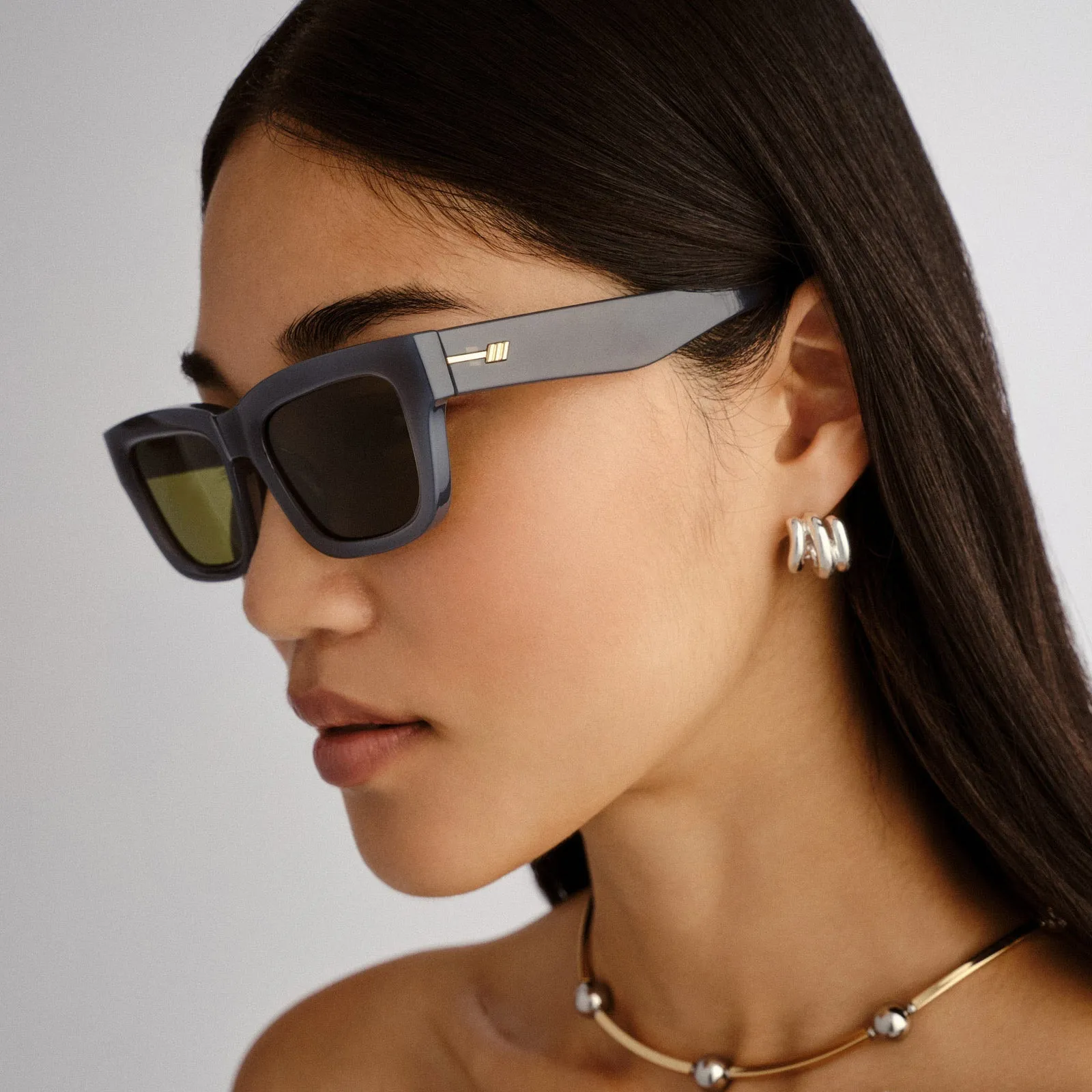 Le Specs Le Castle Glasses Shadow sold by Shine On product image thumbnail 2