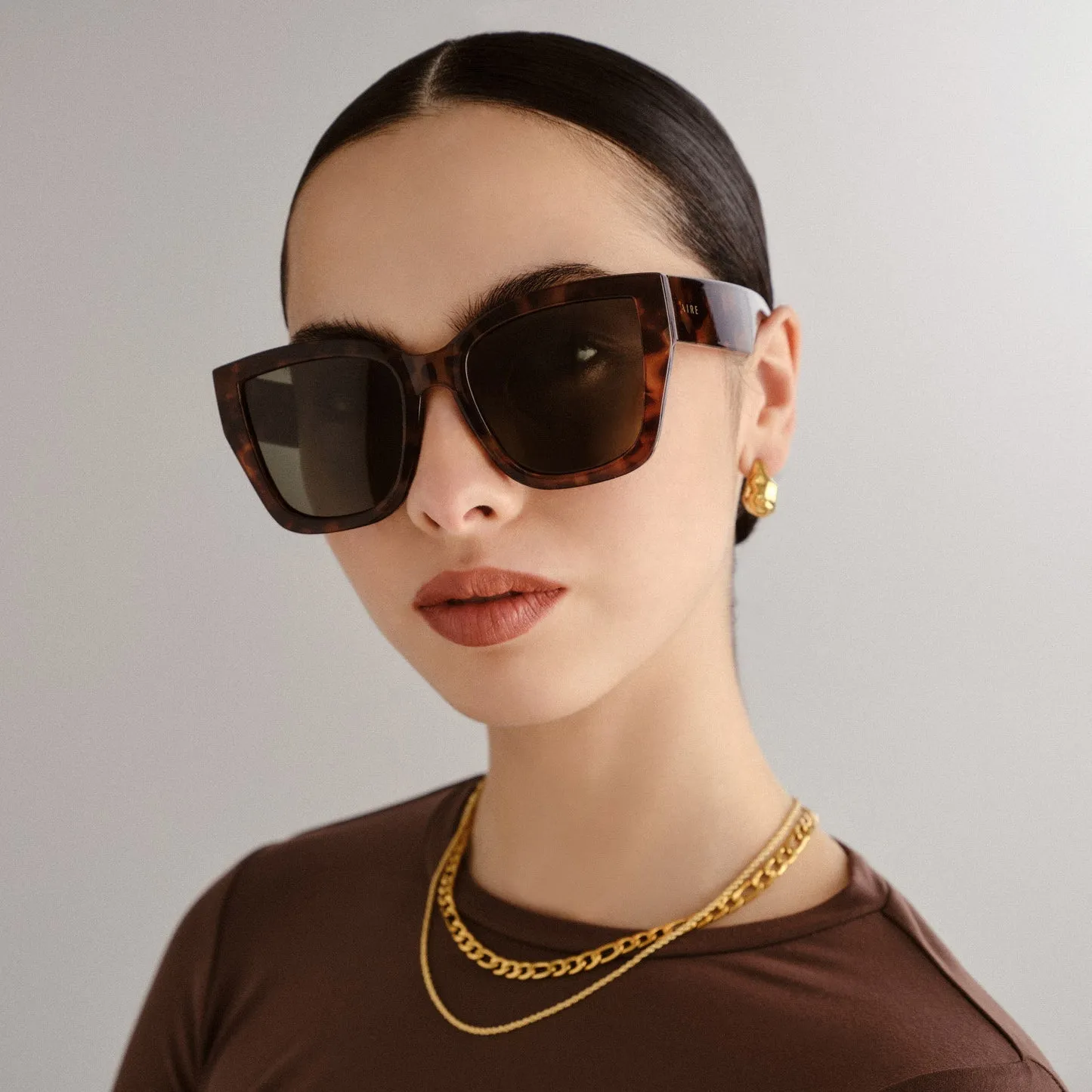 Aire Haedus Sunglasses Dark Tort sold by Shine On