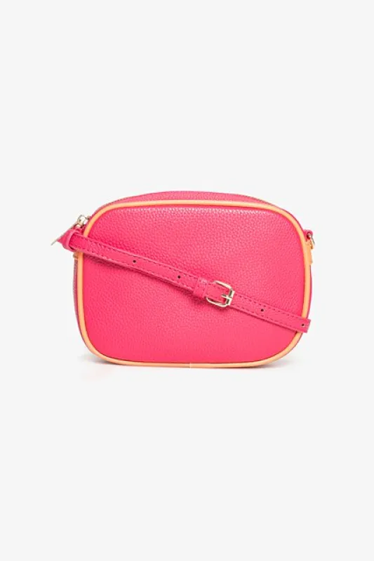 Antler Aggie Bag Pink and Orange sold by Shine On