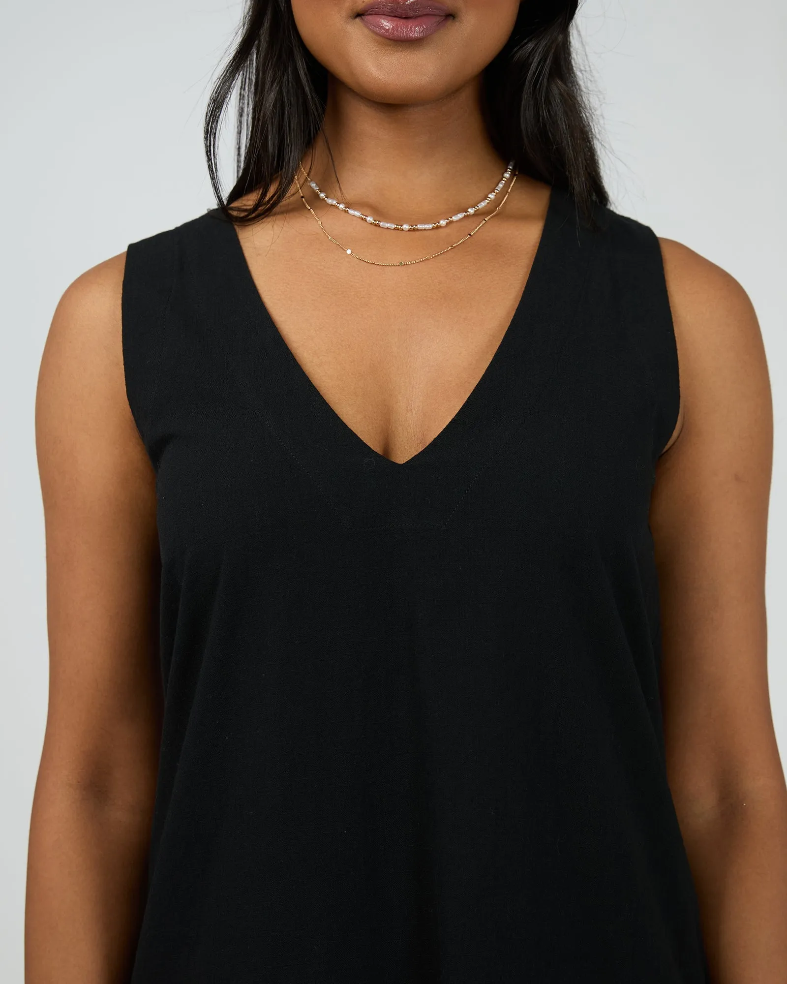 All About Eve Essential Mini Dress Black sold by Shine On product image thumbnail 3