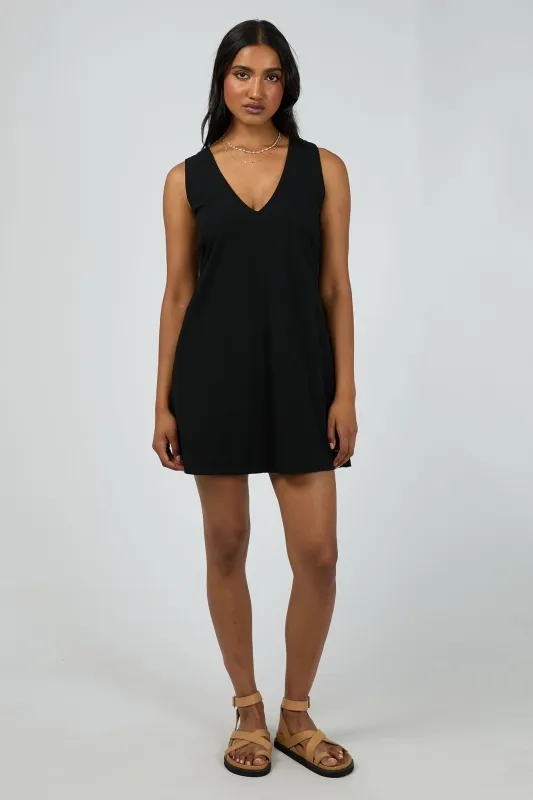 All About Eve Essential Mini Dress Black sold by Shine On