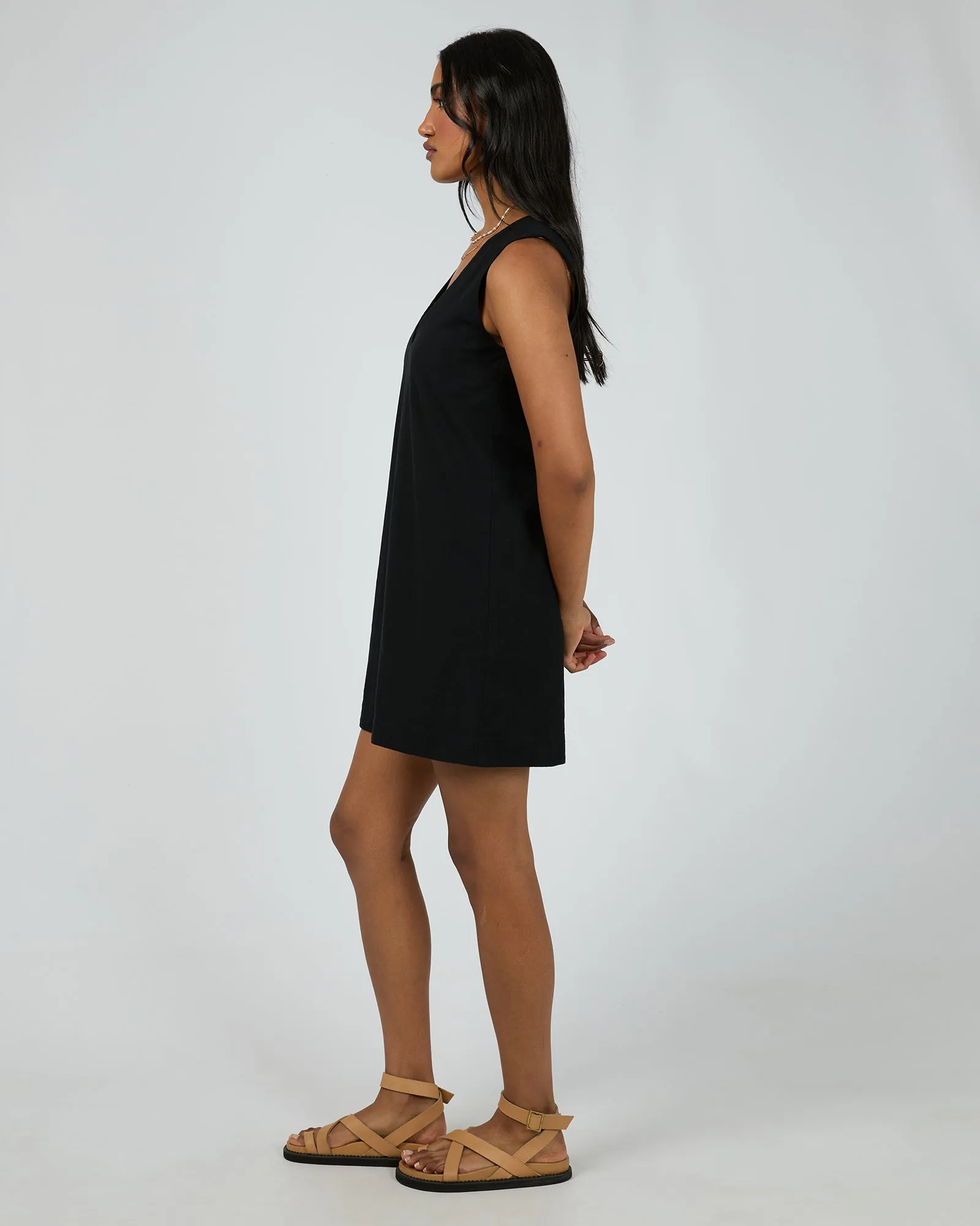 All About Eve Essential Mini Dress Black sold by Shine On product image thumbnail 4