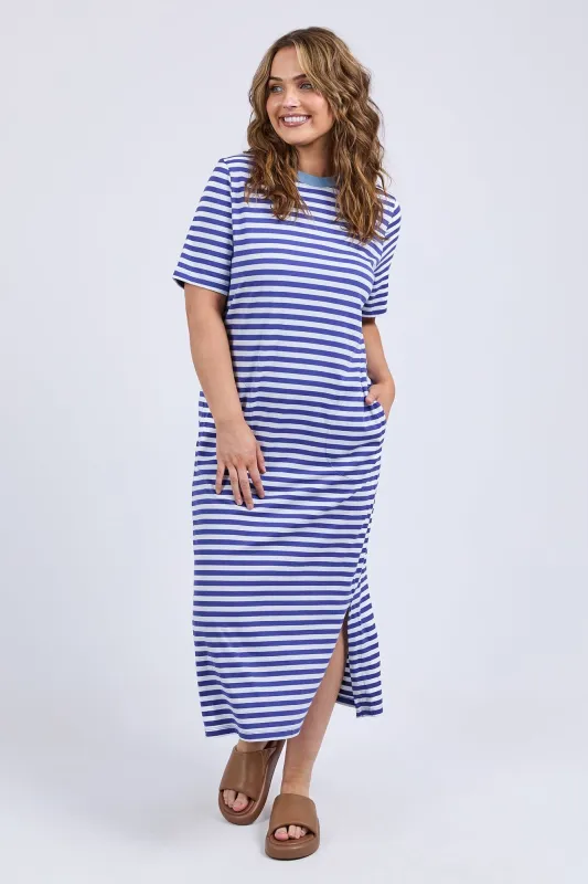 Elm Merry Tee Dress Ocean Blue sold by Shine On