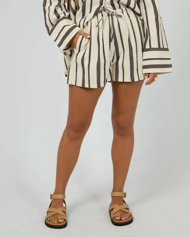 All About Eve Rosa Stripe Short Brown sold by Shine On