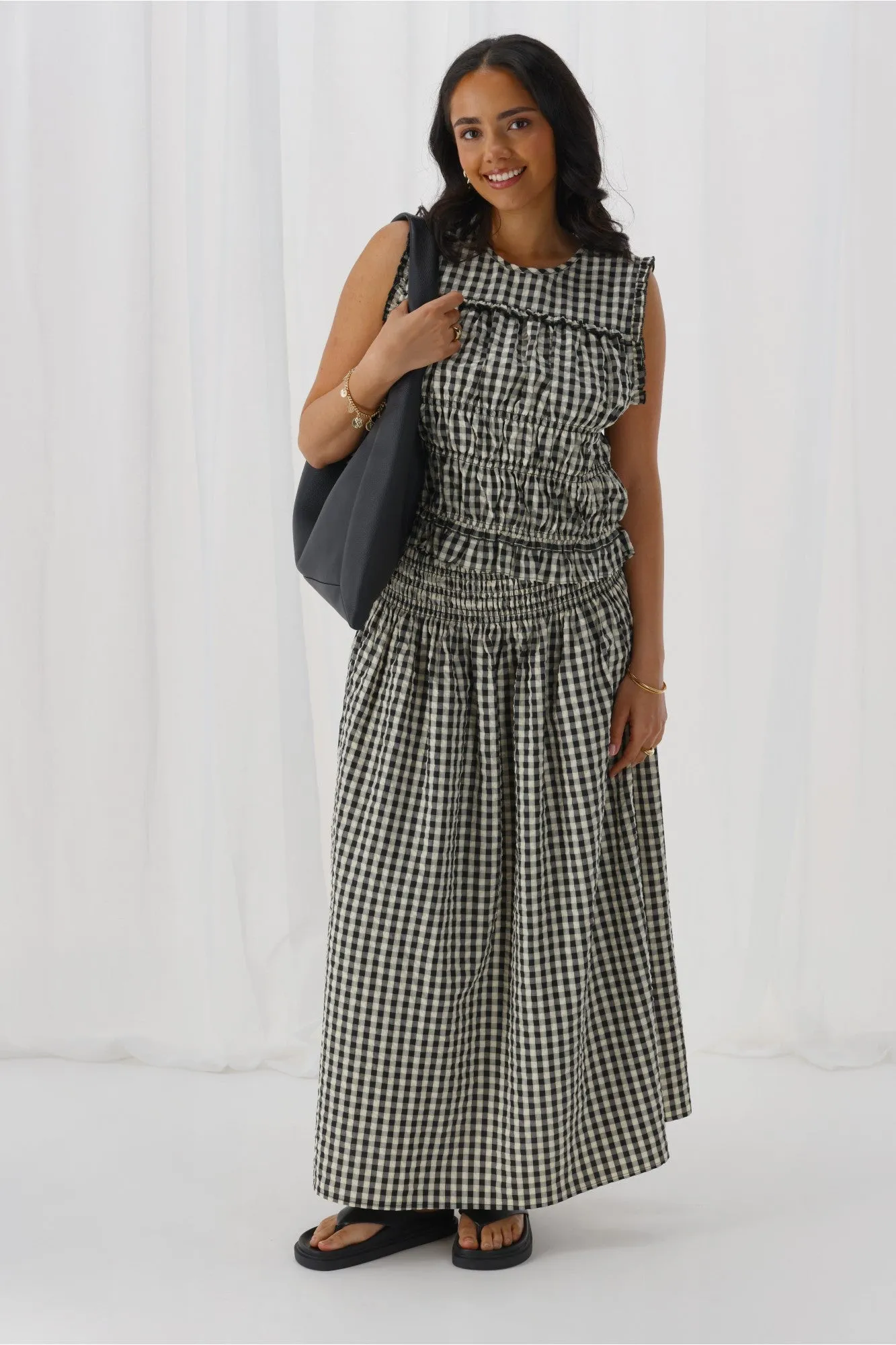 Ayva Chloe Skirt Gingham sold by Shine On product image thumbnail 4