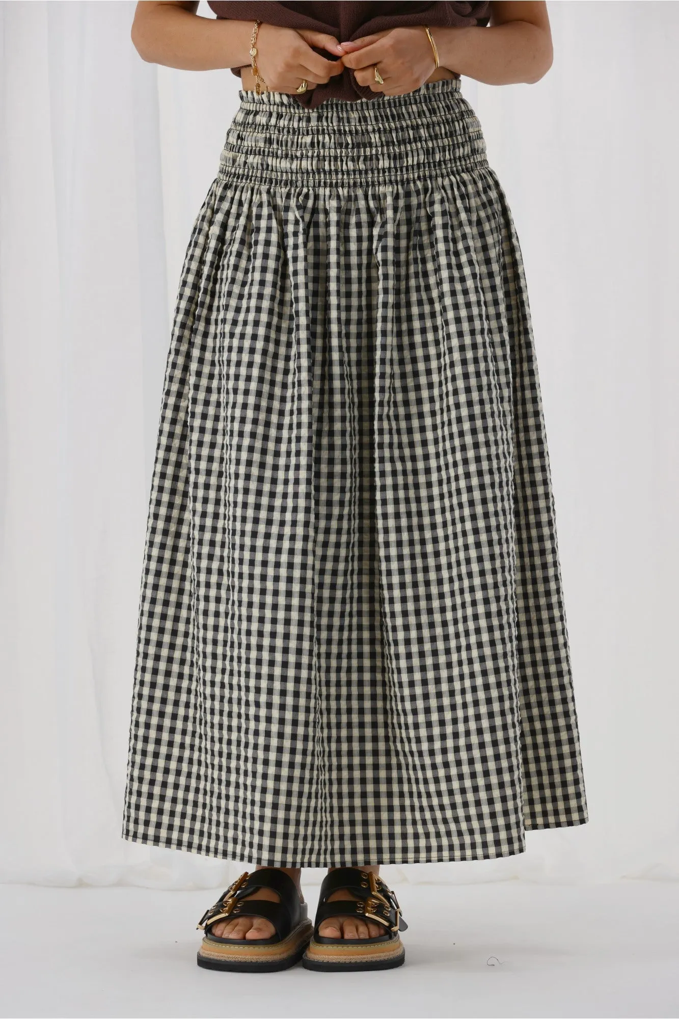 Ayva Chloe Skirt Gingham sold by Shine On product image thumbnail 2