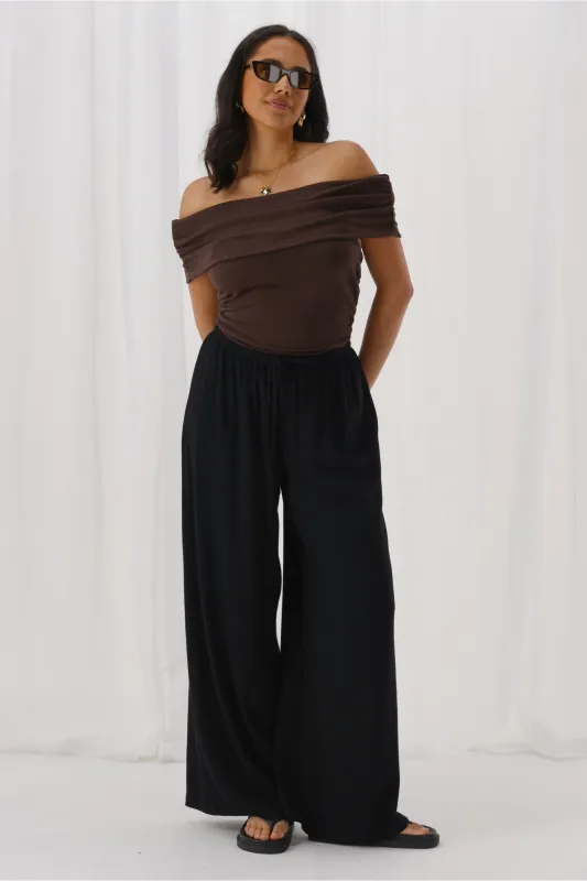 Ayva Isabella Pant Black sold by Shine On