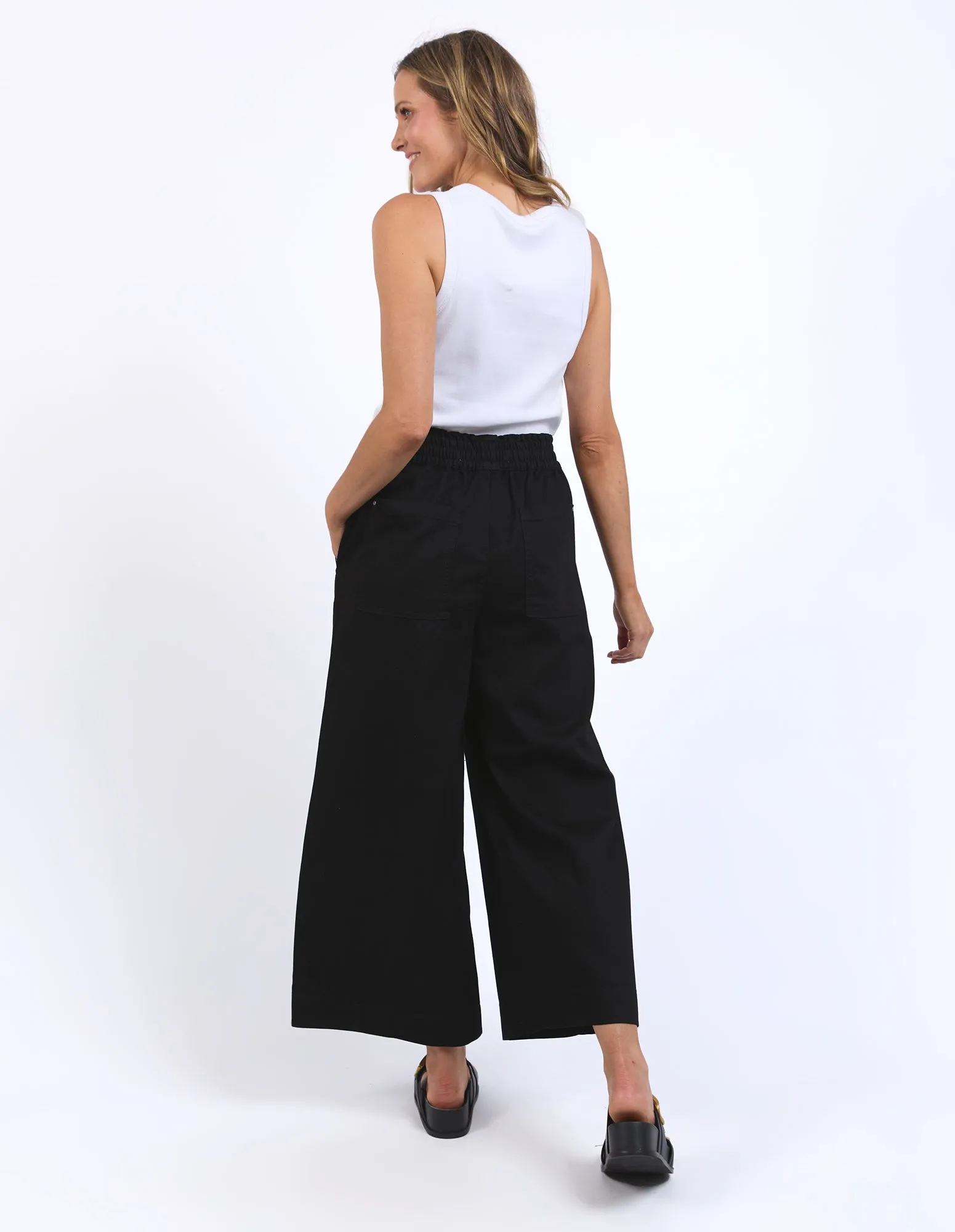 Elm Greta Wide Leg Pant Black sold by Shine On product image thumbnail 5