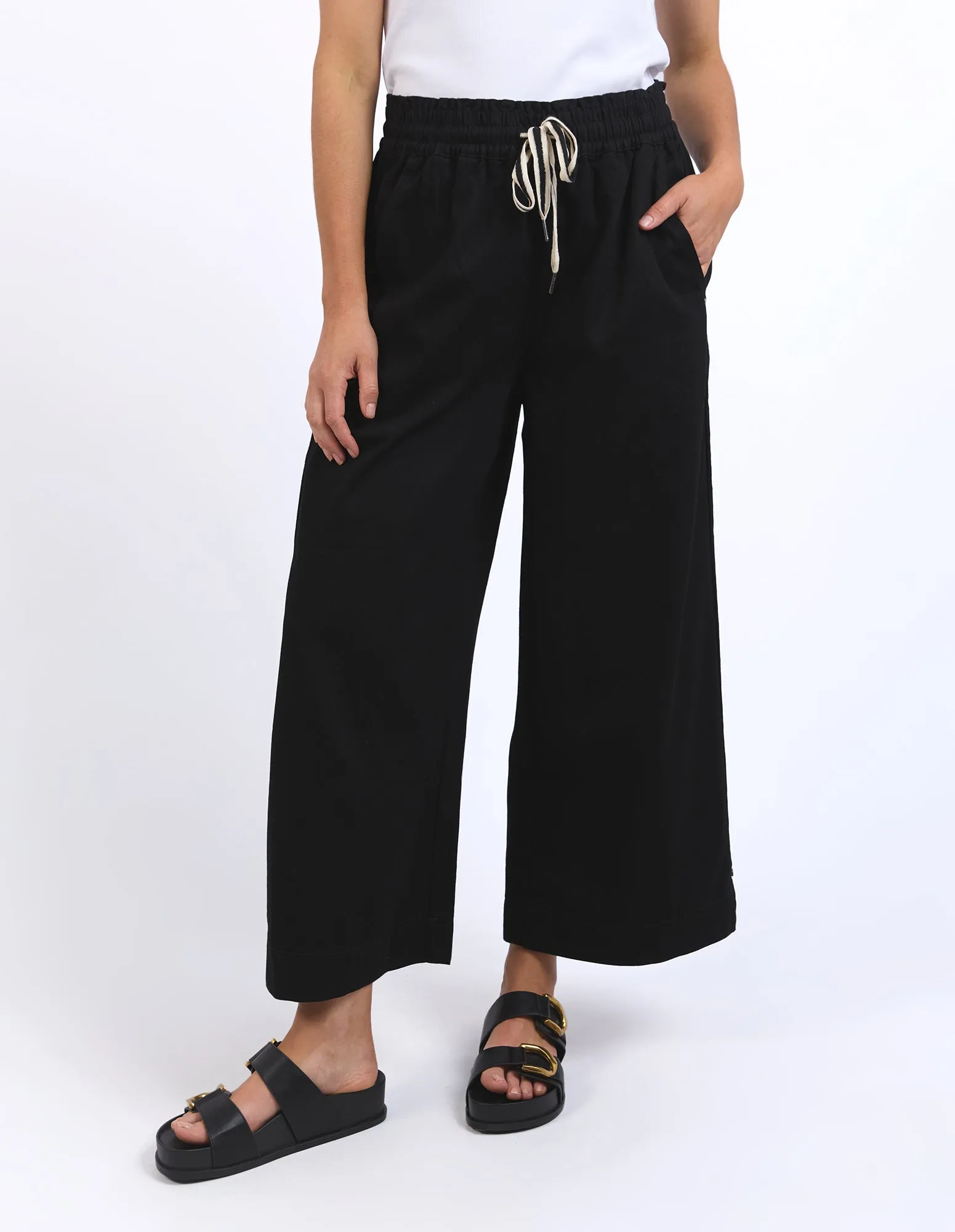 Elm Greta Wide Leg Pant Black sold by Shine On product image thumbnail 2