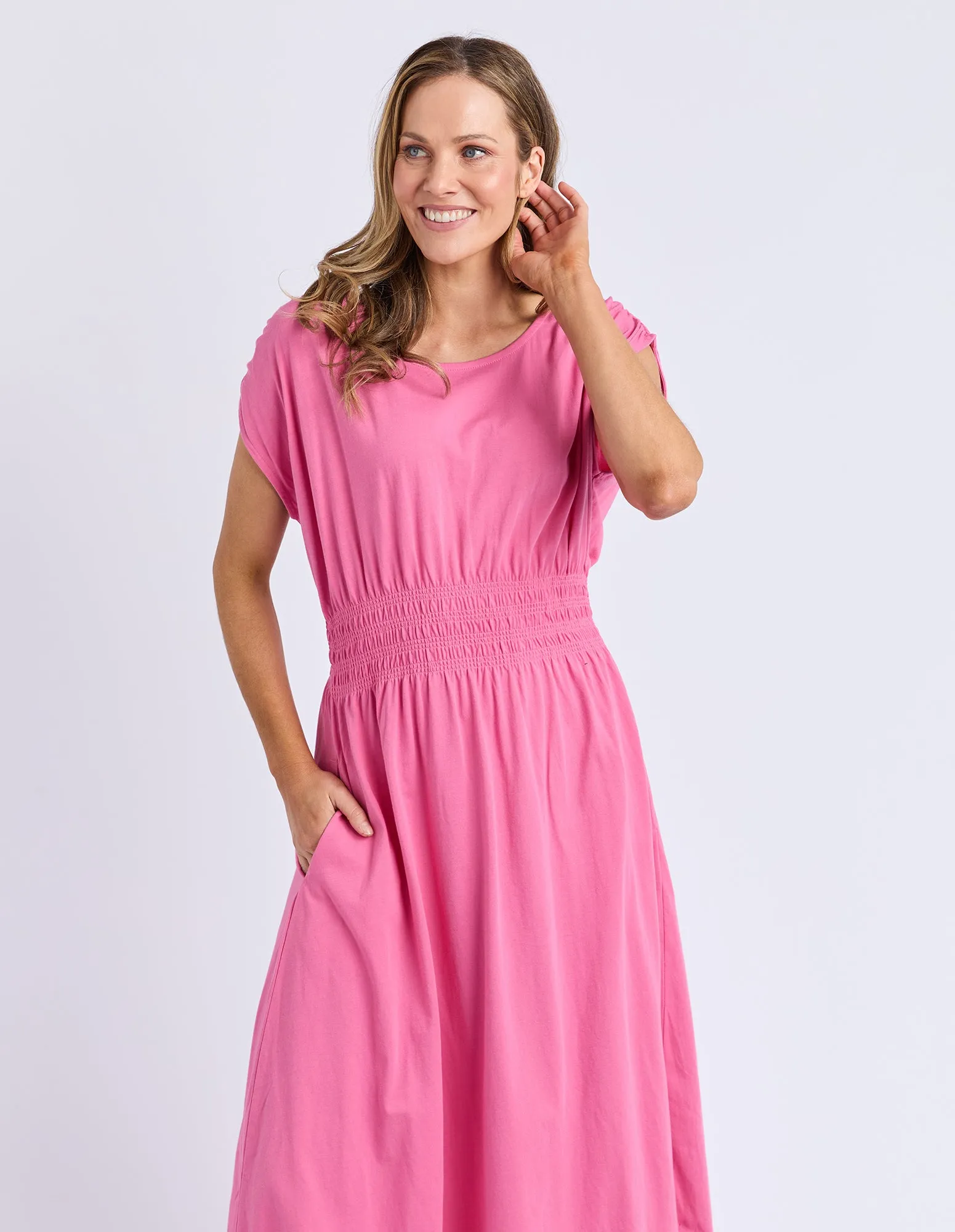 Elm Nelle Midi Dress Chateau Rose sold by Shine On product image thumbnail 2