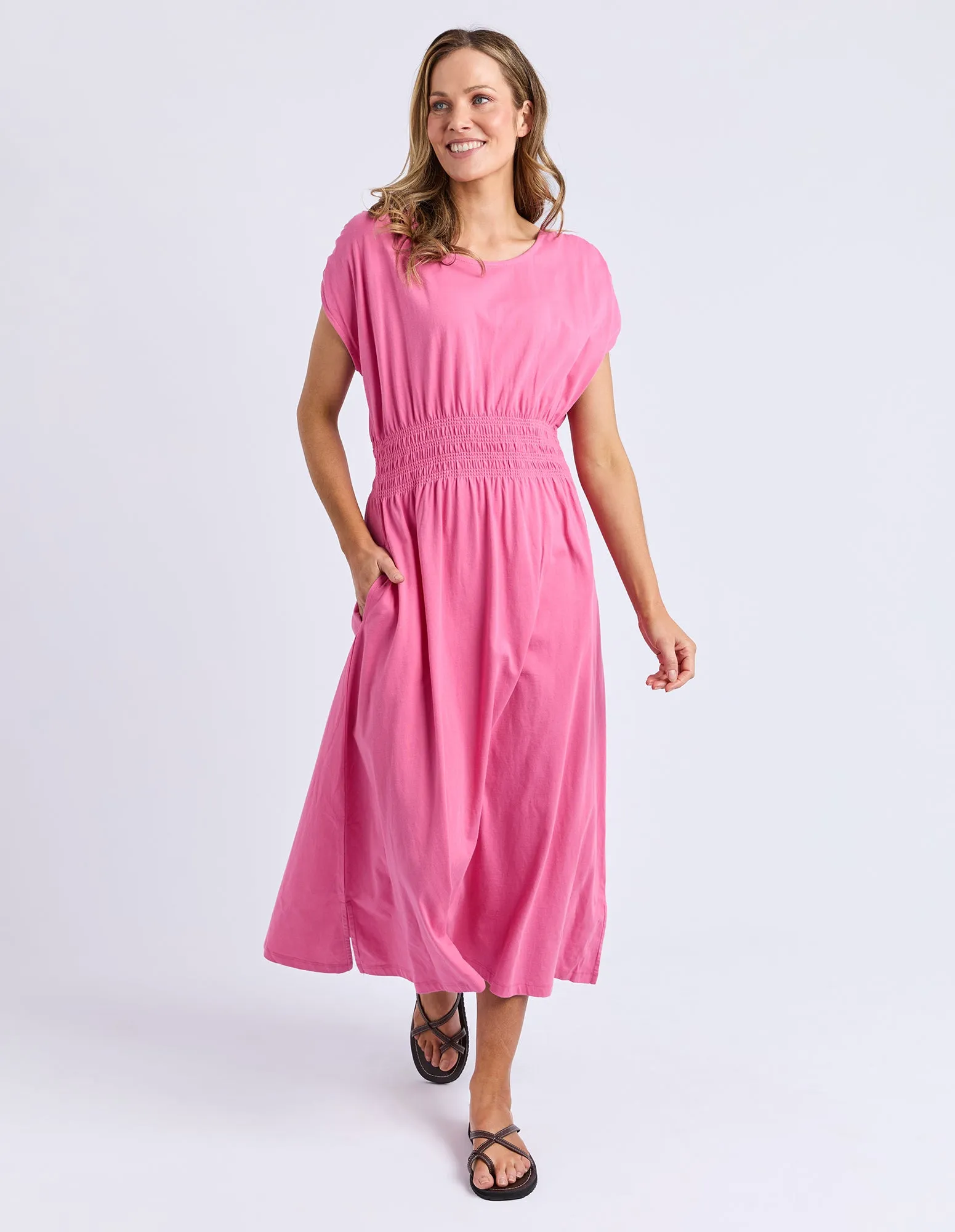 Elm Nelle Midi Dress Chateau Rose sold by Shine On