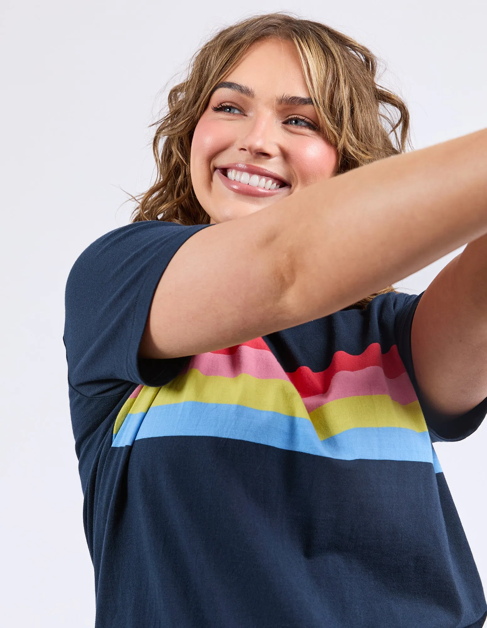 Elm Terra Tee Dark Sapphire sold by Shine On product image thumbnail 3