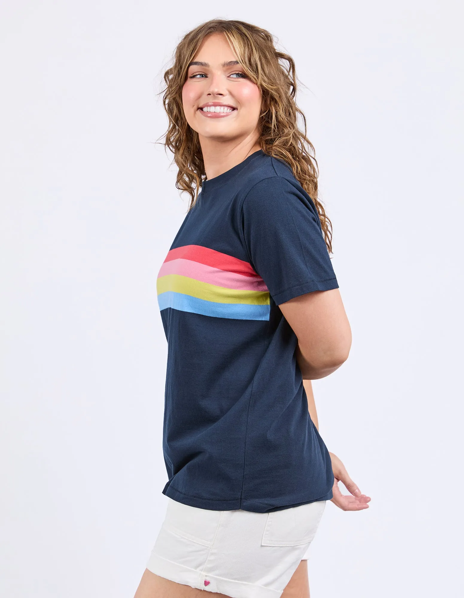 Elm Terra Tee Dark Sapphire sold by Shine On product image thumbnail 5