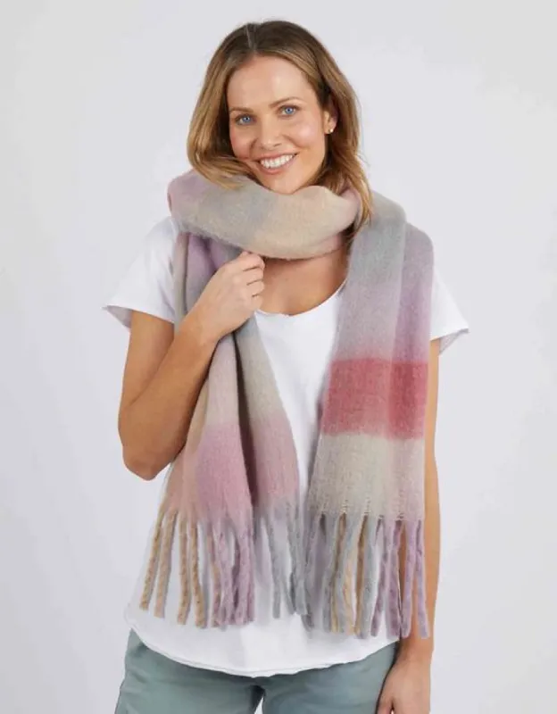 Elm Mulberry Scarf Pink Check sold by Shine On