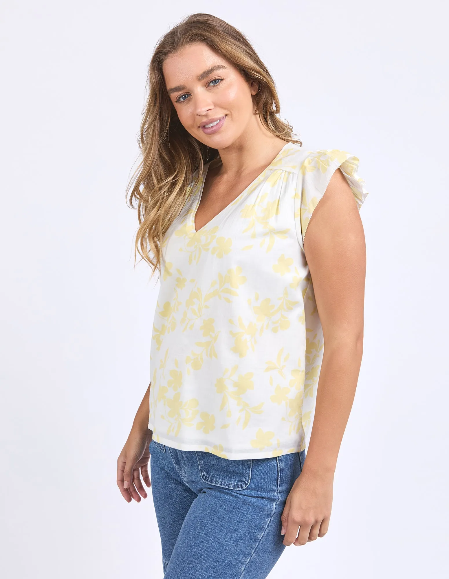 Foxwood Sierra Top Lemon sold by Shine On product image thumbnail 2