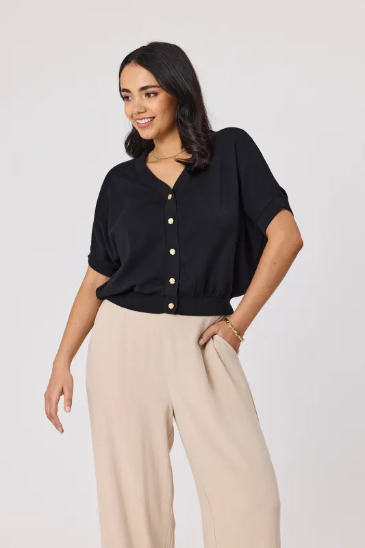 Shine On Label Zosia Batwing Cardigan Black sold by Shine On