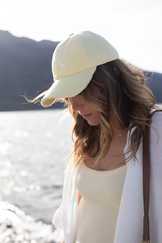 Antler Bow Belle Cap Lemon Meringue sold by Shine On