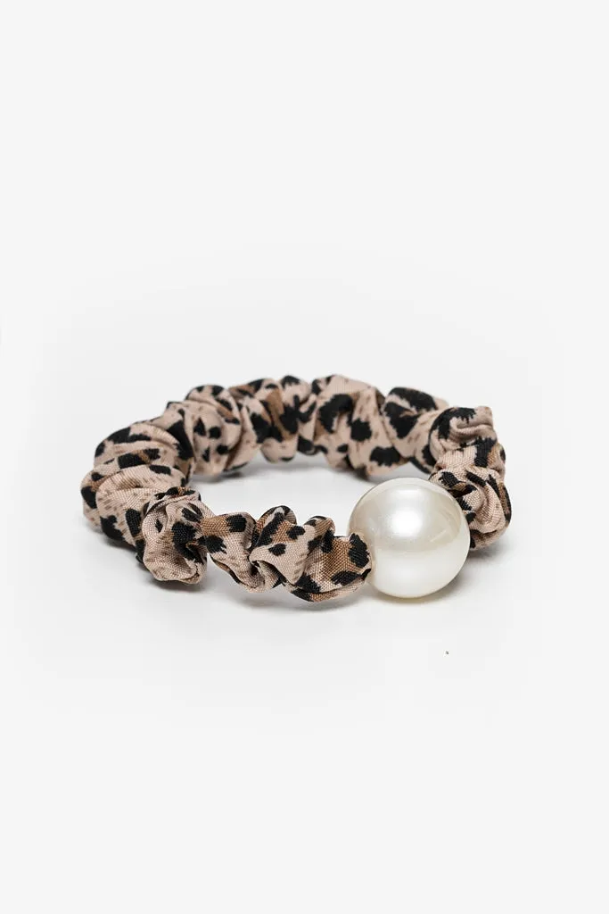 Antler Cheetah & Pearl Hair Tie sold by Shine On