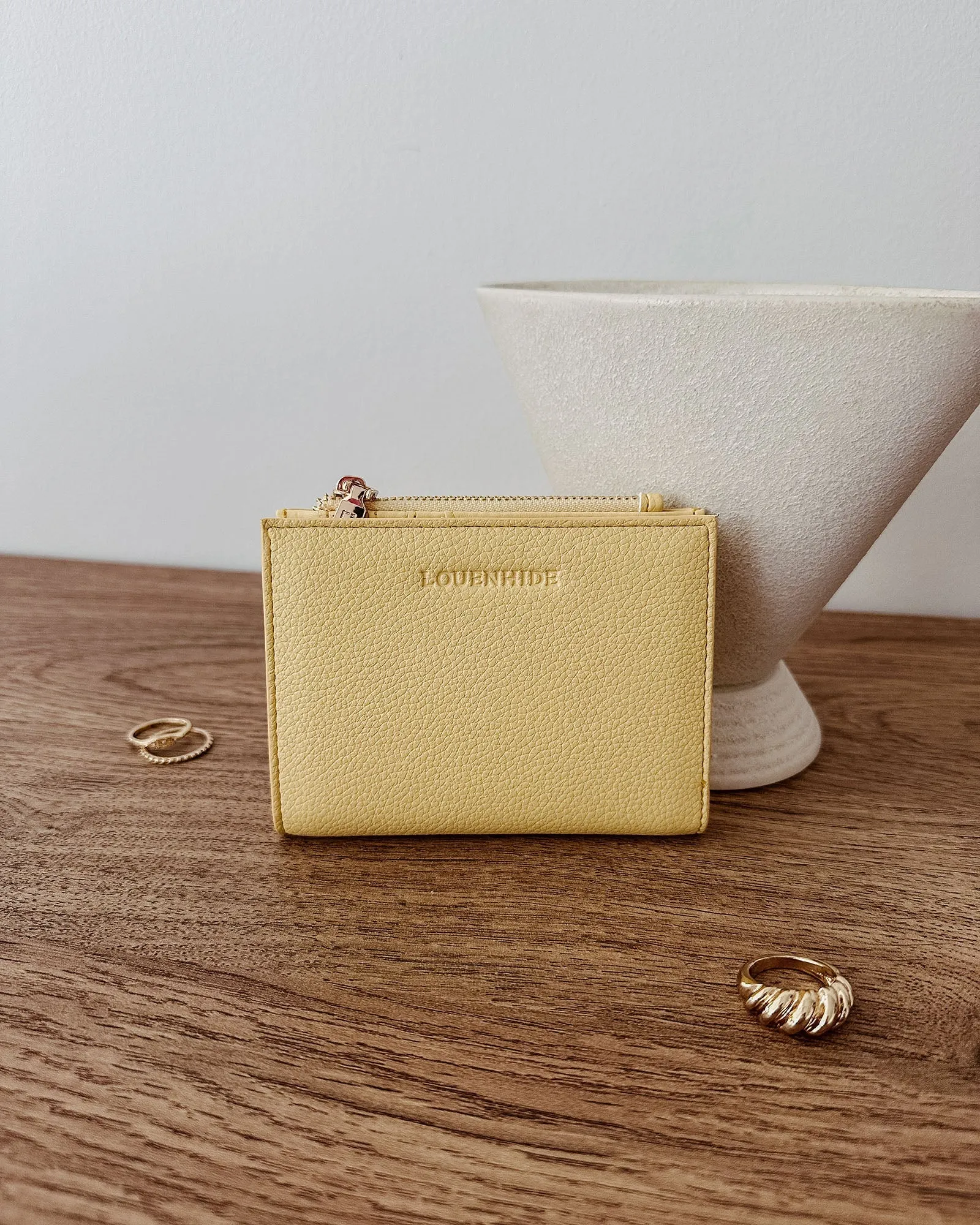 Louenhide Lily Wallet Butter Yellow sold by Shine On