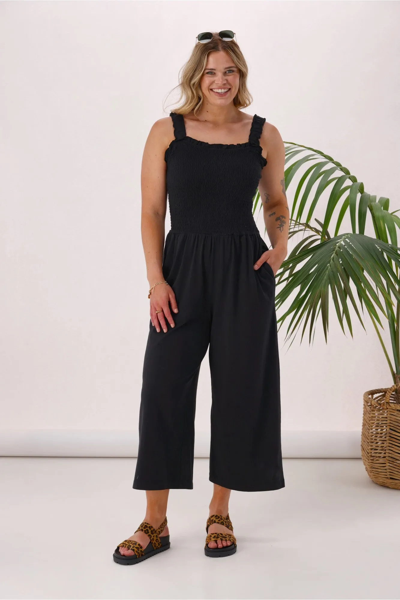 Sunday Boho Everyday Playsuit Black sold by Shine On product image thumbnail 4