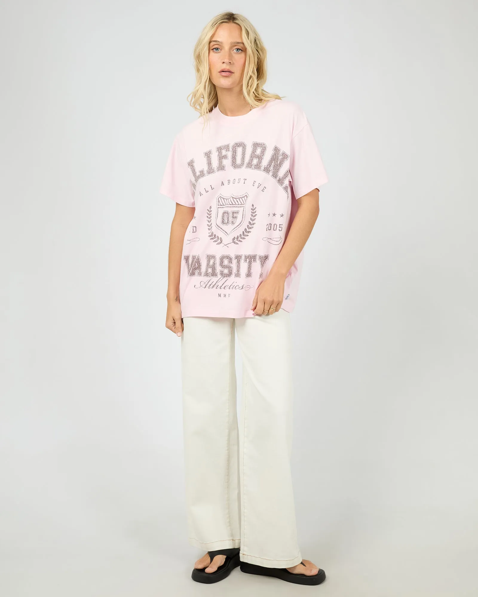 All About Eve Cali Relaxed Tee Light Pink sold by Shine On product image thumbnail 3