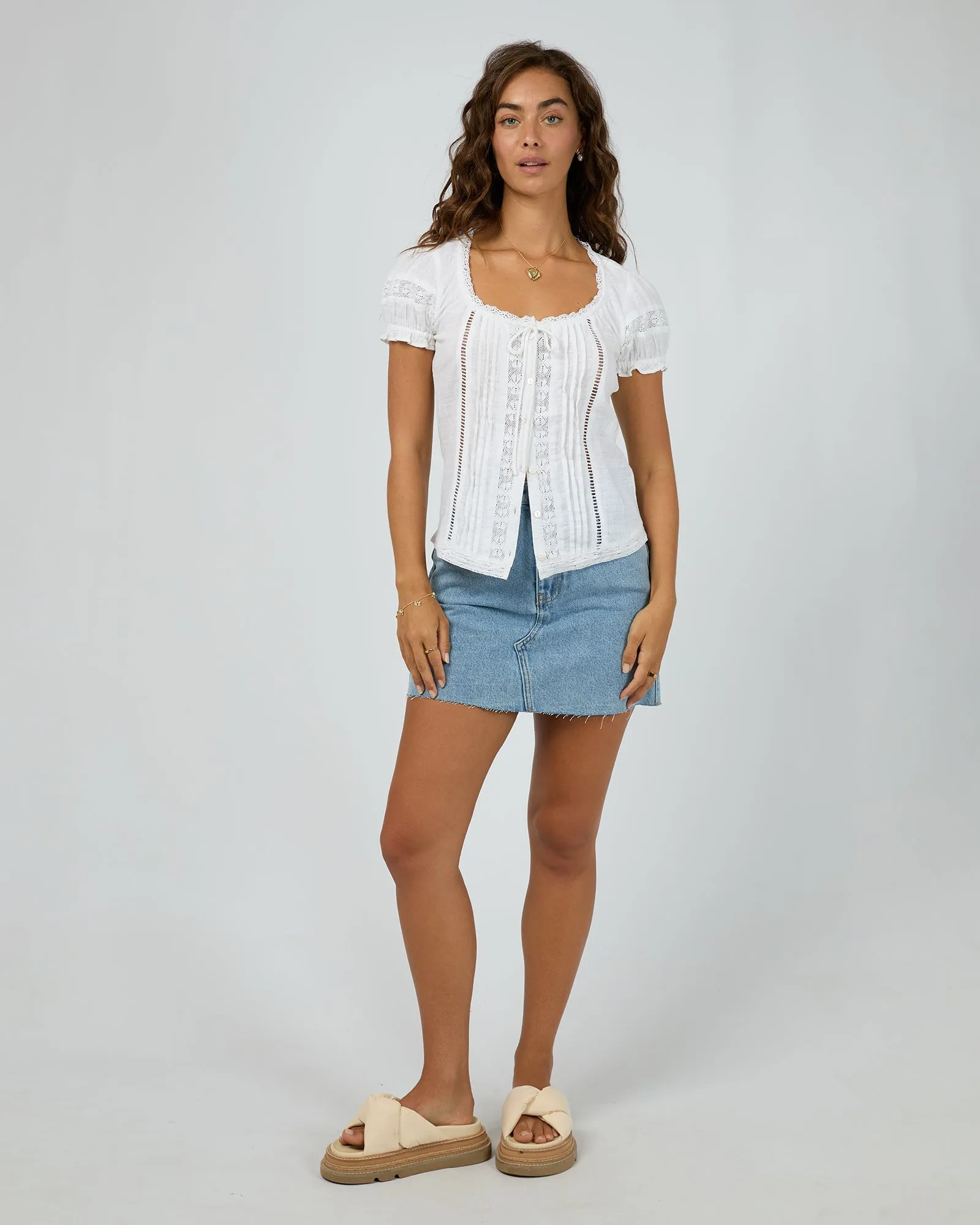 All About Eve Dusty Top White sold by Shine On product image thumbnail 3