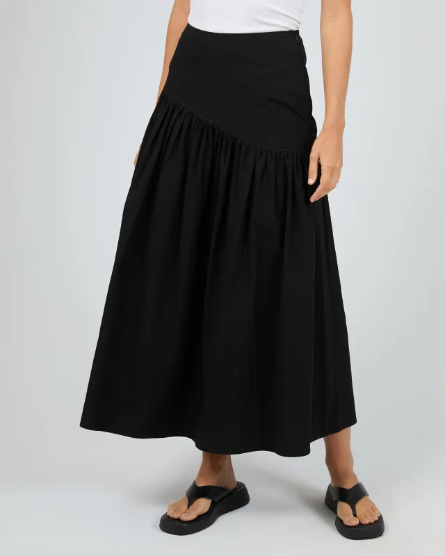 All About Eve Essential Asym Maxi Skirt Black sold by Shine On