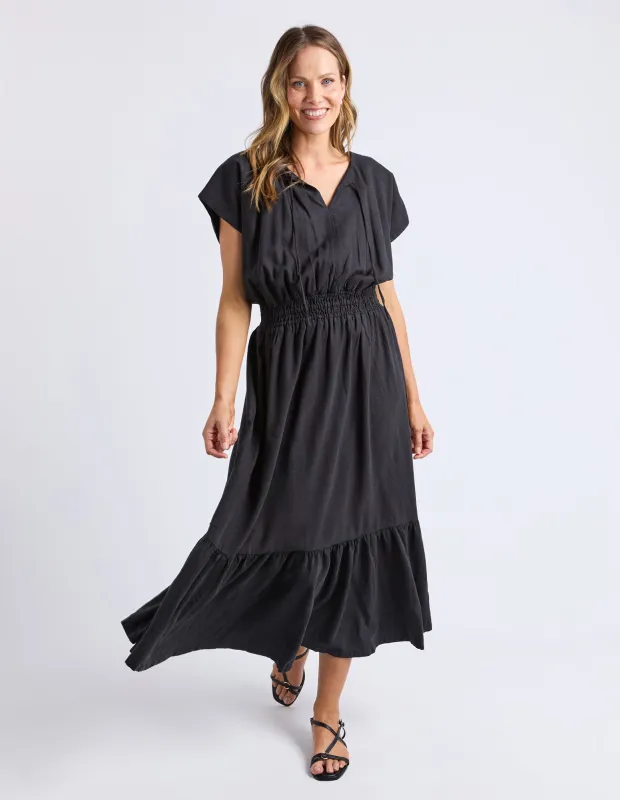 Elm Lia Dress Black sold by Shine On