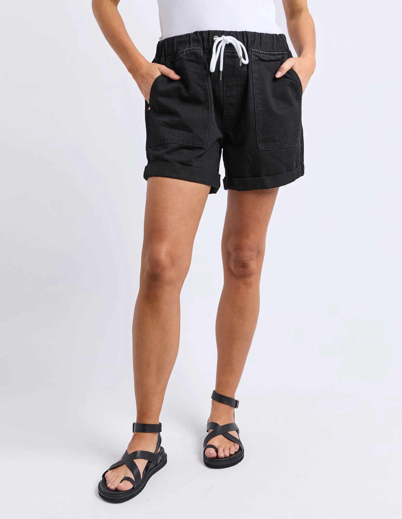 Elm Emma Relaxed Short Black sold by Shine On product image thumbnail 2