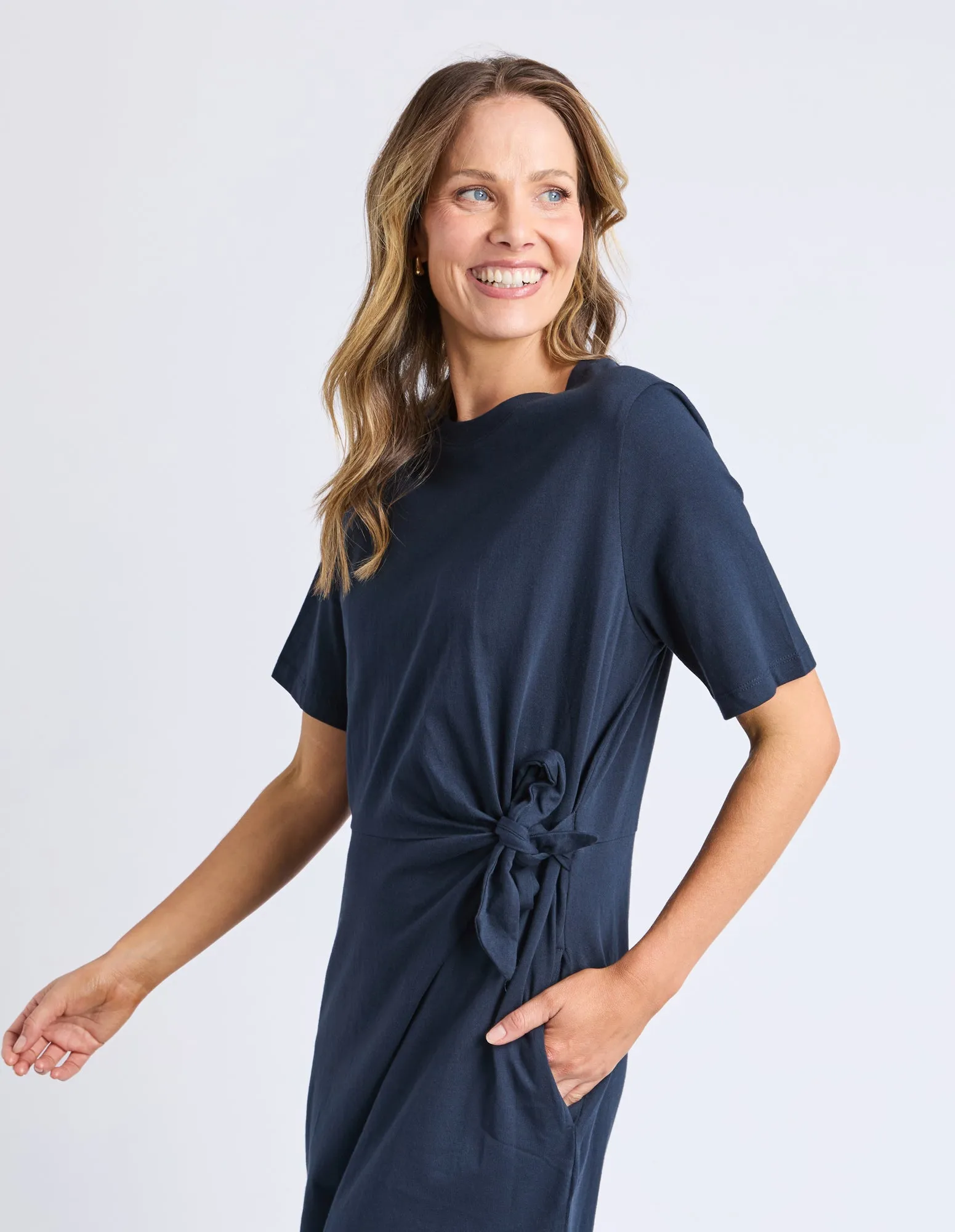 Elm Picnic Dress Navy sold by Shine On product image thumbnail 3
