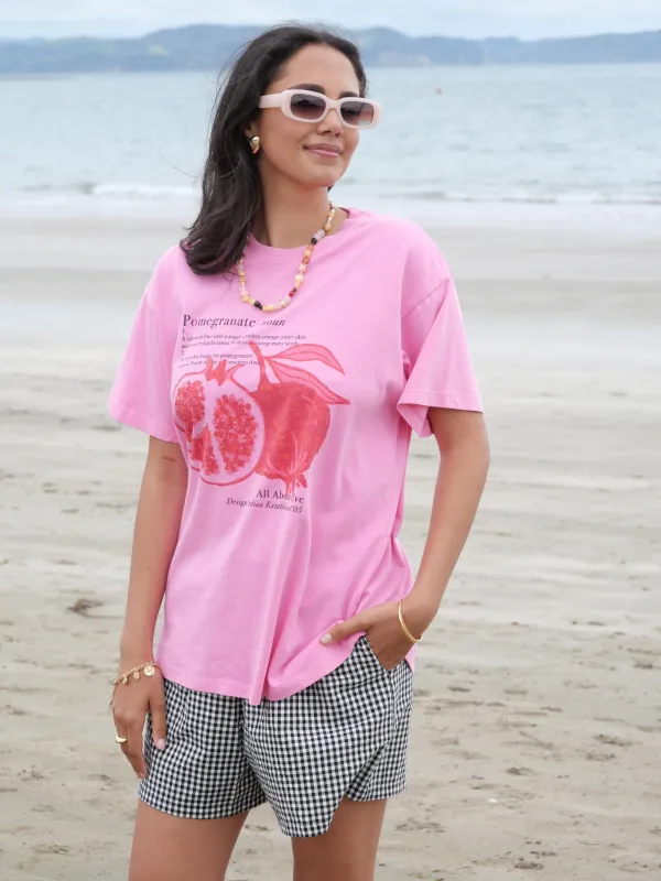 All About Eve Pomegranate Tee Pink sold by Shine On