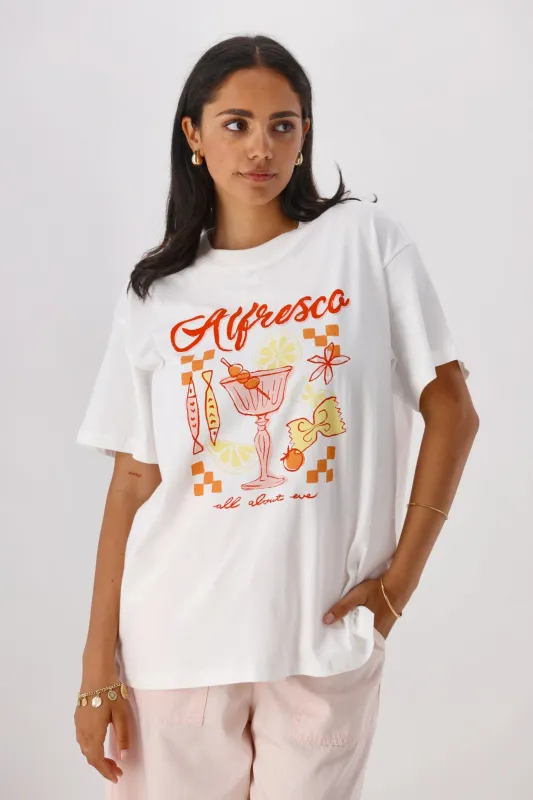 All About Eve Alfresco Tee Vintage White sold by Shine On
