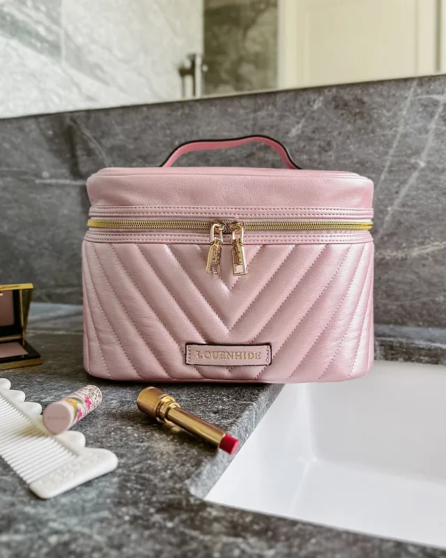 Louenhide Amalfi Cosmetic Case Pearl Pink sold by Shine On