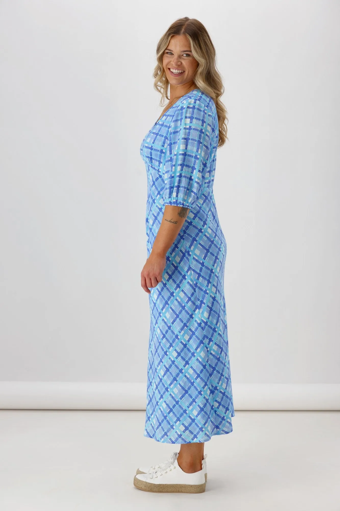 Shine On Label Anais Dress Check sold by Shine On product image thumbnail 5