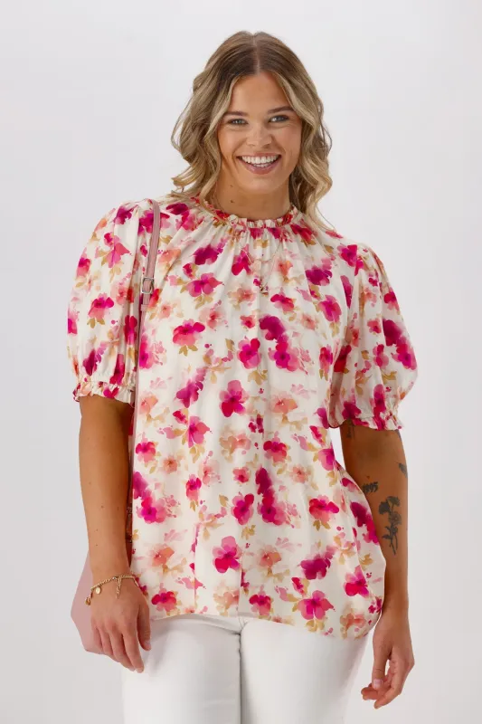 Sunday Boho Hazel Top Floral sold by Shine On