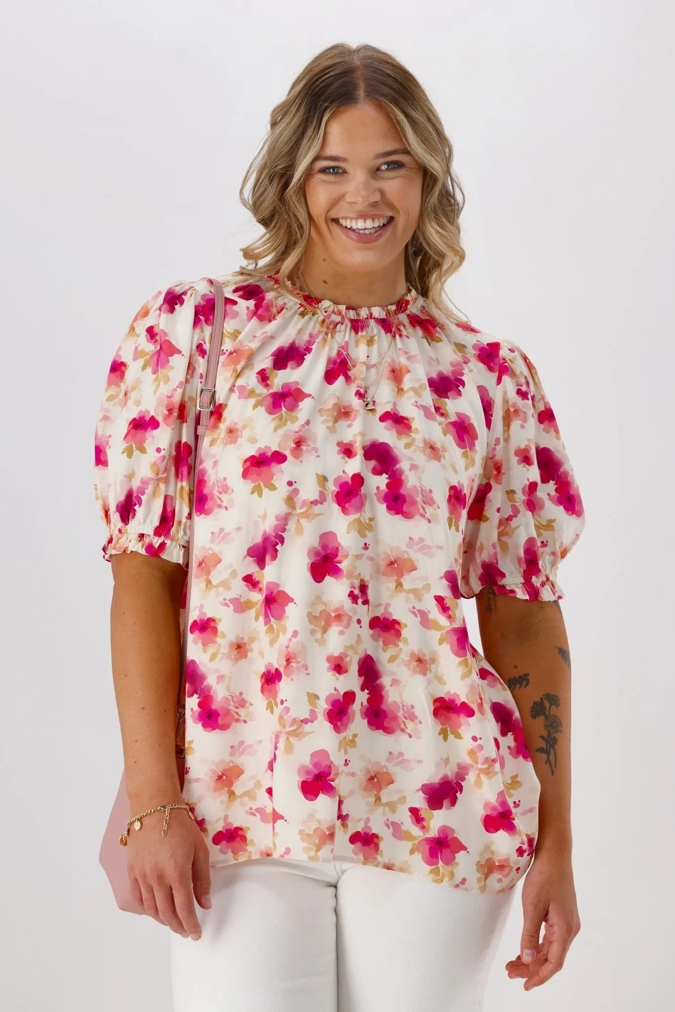 Sunday Boho Hazel Top Floral sold by Shine On