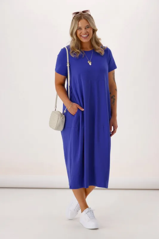 Elm Diana S/S Dress Ocean sold by Shine On