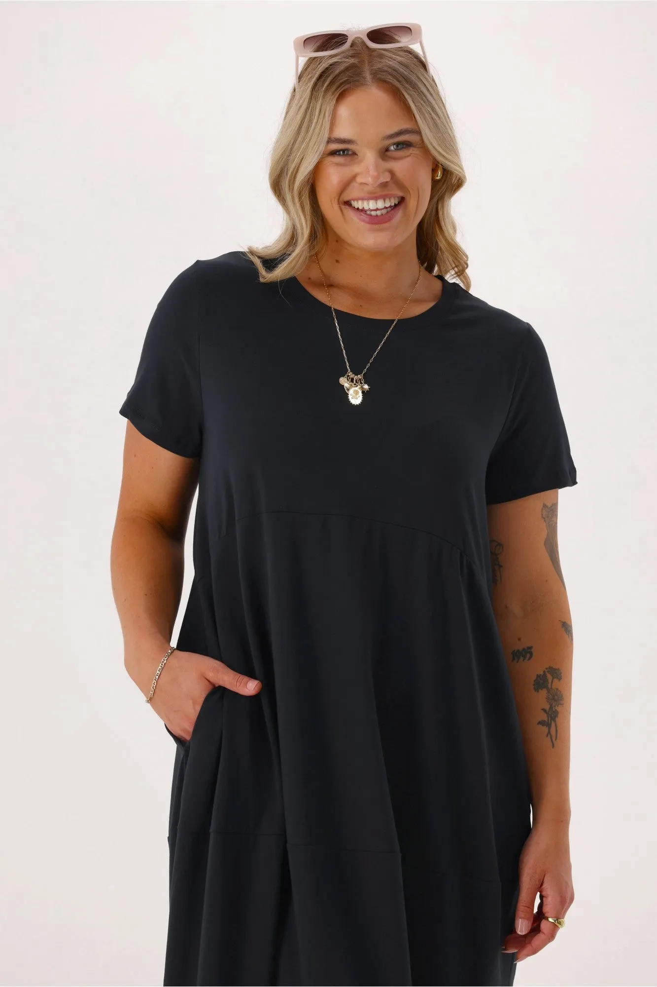 Elm Diana S/S Dress Black sold by Shine On product image thumbnail 2