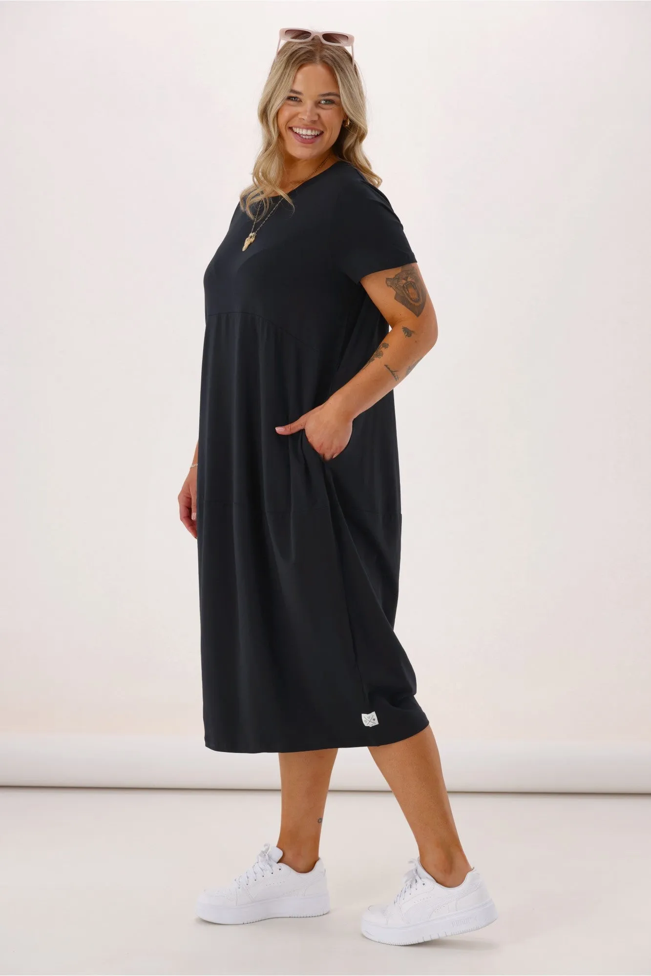 Elm Diana S/S Dress Black sold by Shine On product image thumbnail 5