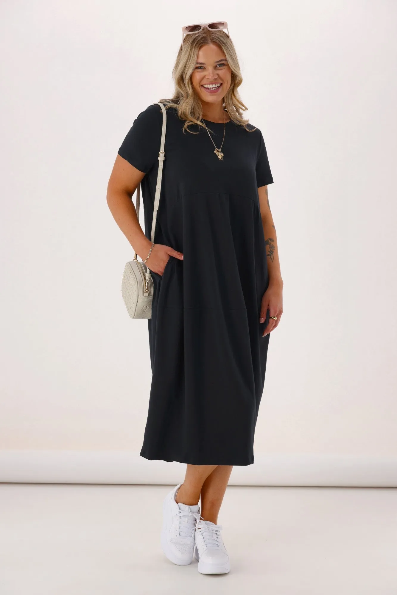 Elm Diana S/S Dress Black sold by Shine On product image thumbnail 3