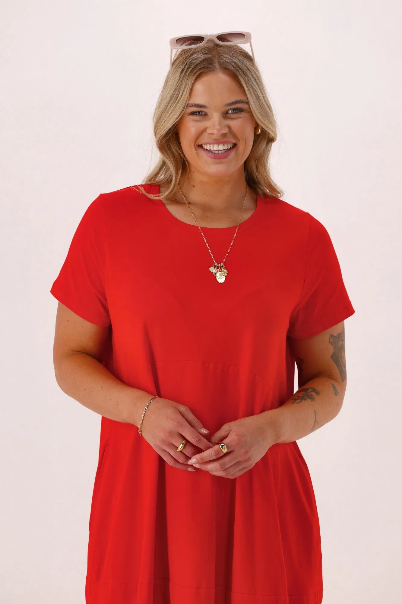 Elm Diana S/S Dress Poppy sold by Shine On product image thumbnail 2