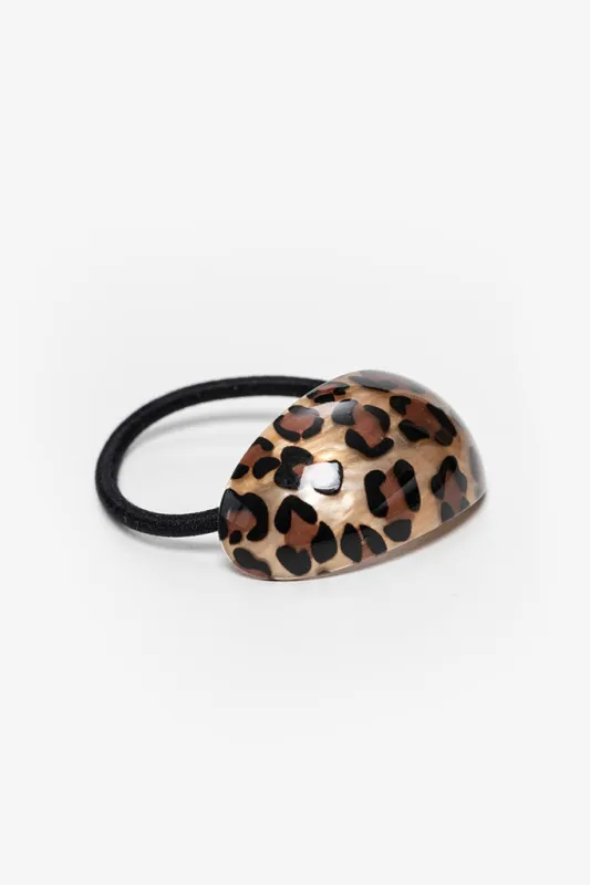 Antler Light Cheetah Cuff Hair Tie sold by Shine On