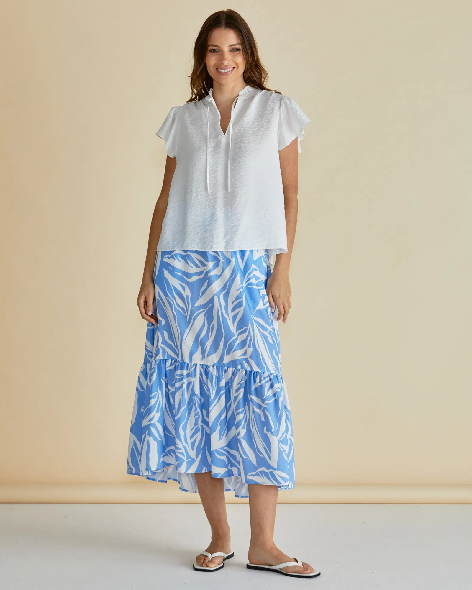 Betty Basics Lyra Blouse White sold by Shine On product image thumbnail 2