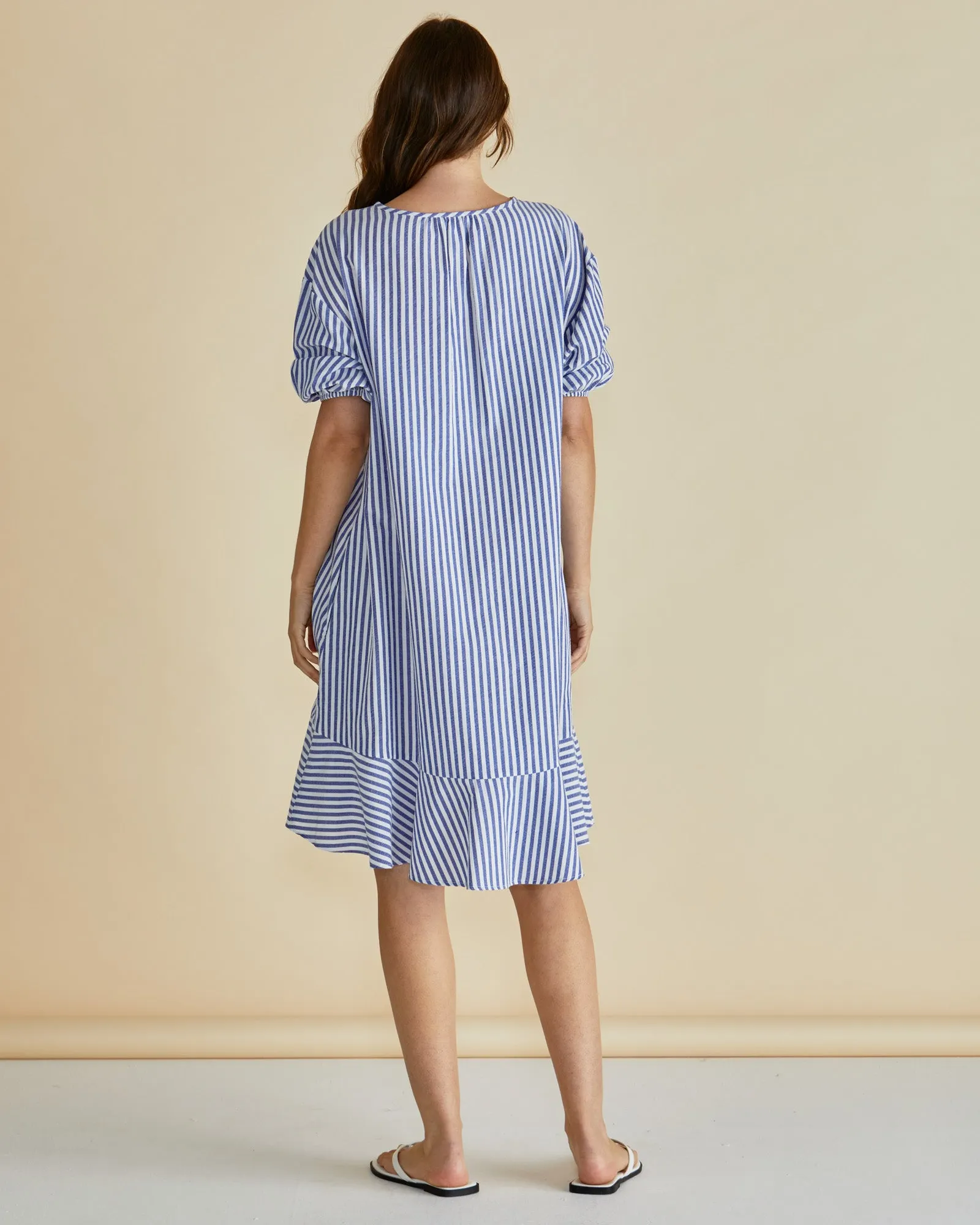 Betty Basics Livvy Dress Navy Stripe sold by Shine On product image thumbnail 3
