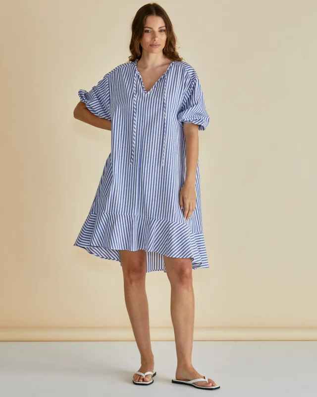 Betty Basics Livvy Dress Navy Stripe sold by Shine On