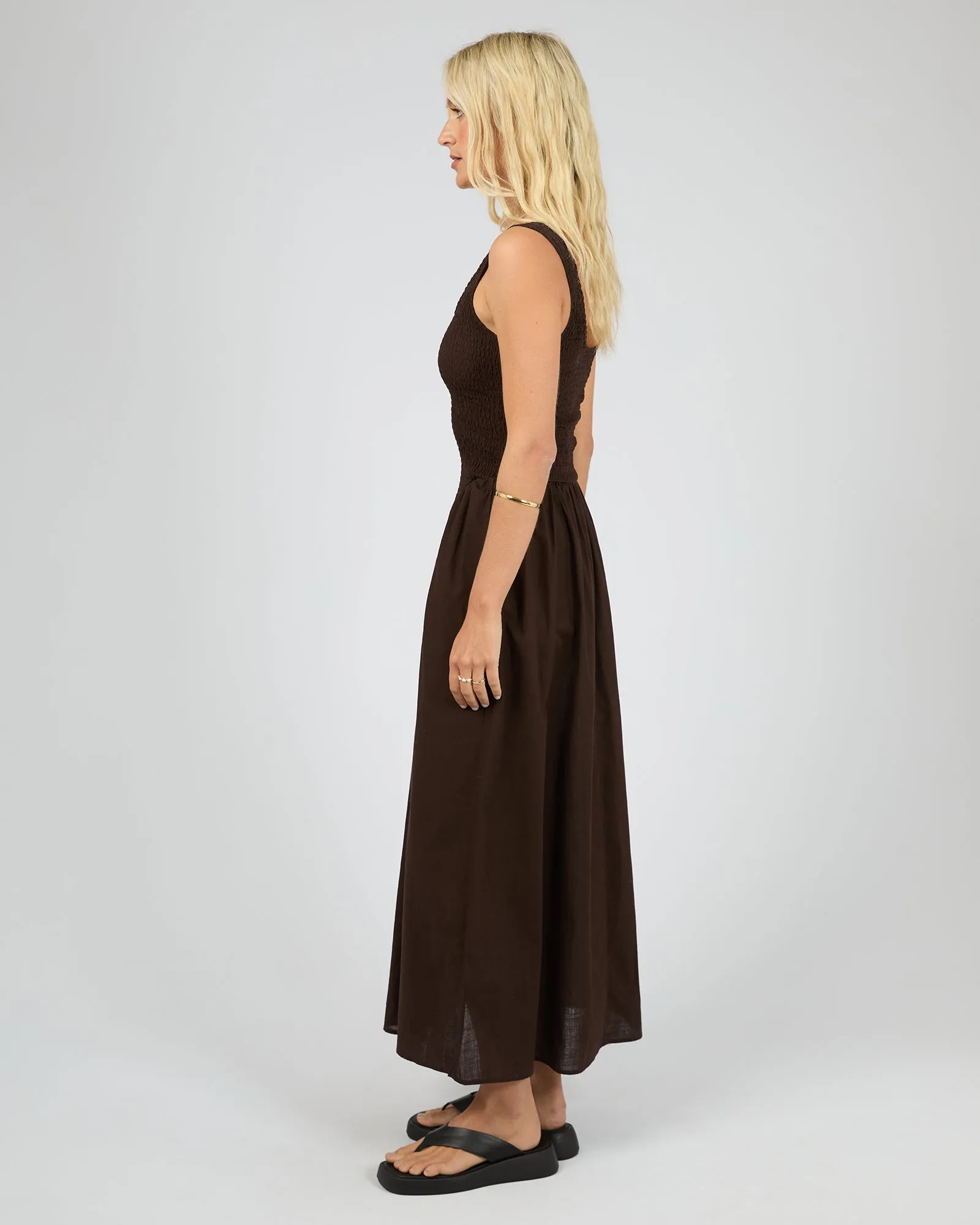 All About Eve Essential Maxi Dress Brown sold by Shine On product image thumbnail 5