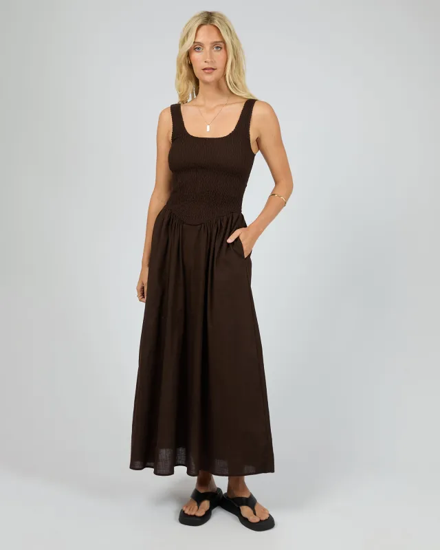 All About Eve Essential Maxi Dress Brown sold by Shine On