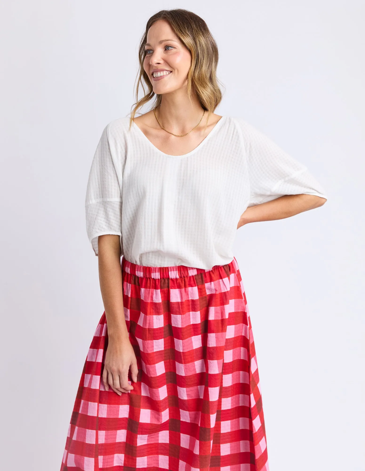 Elm The Grove Top Marshmallow sold by Shine On