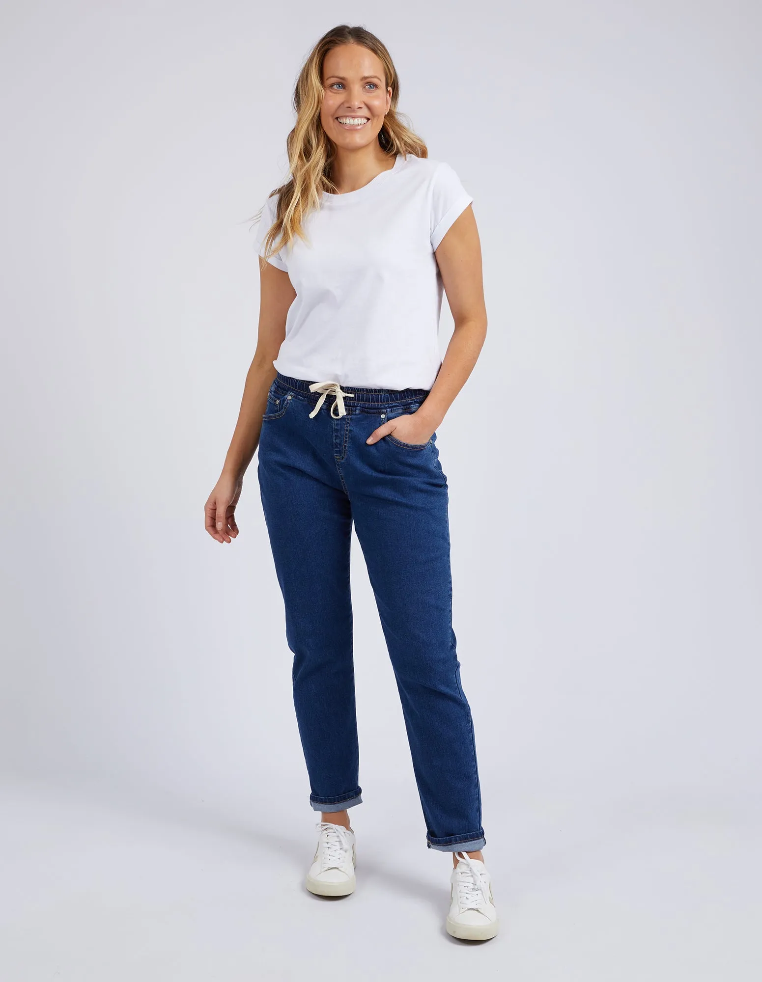 Foxwood Juliette Jogger Jean Blue sold by Shine On